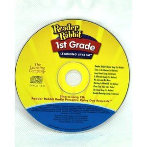 Reader Rabbit 1st Grade Learning System Sing Along CD Children No Scratches